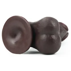 LoveToy SlidingSkin Gode Sliding Skin 15 x 4.8 cm Marron